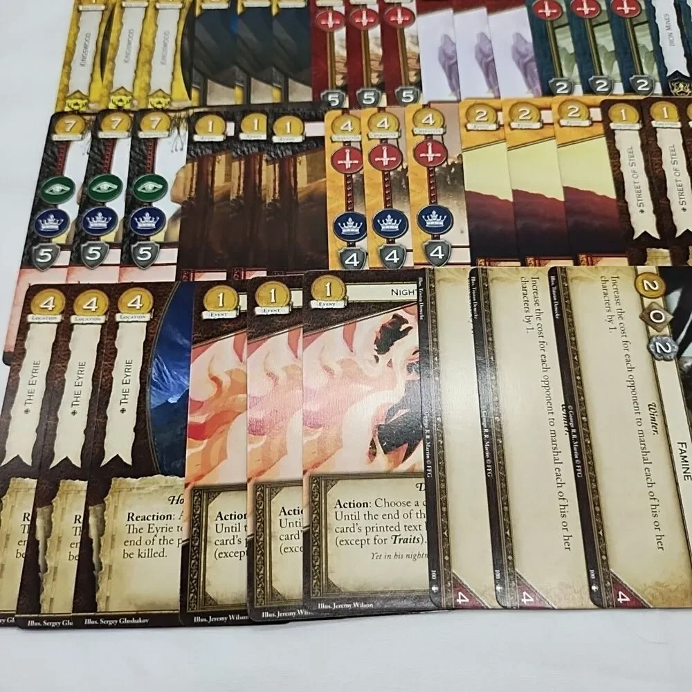 *No Box*Calm Over Westeros Game Of Thrones LCG Expansion Westeros Cycle Pack 5